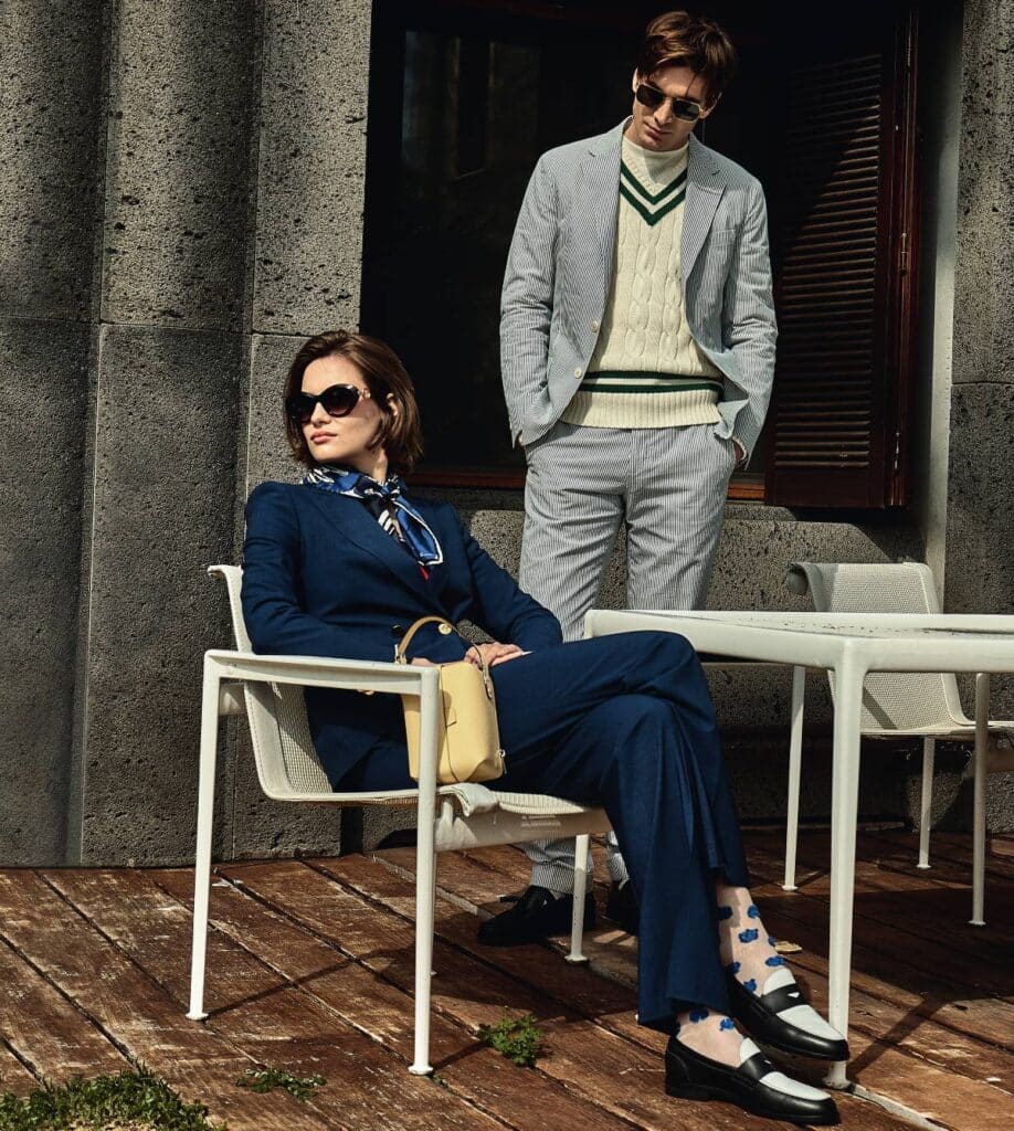 Moda inspirada en el tenis.