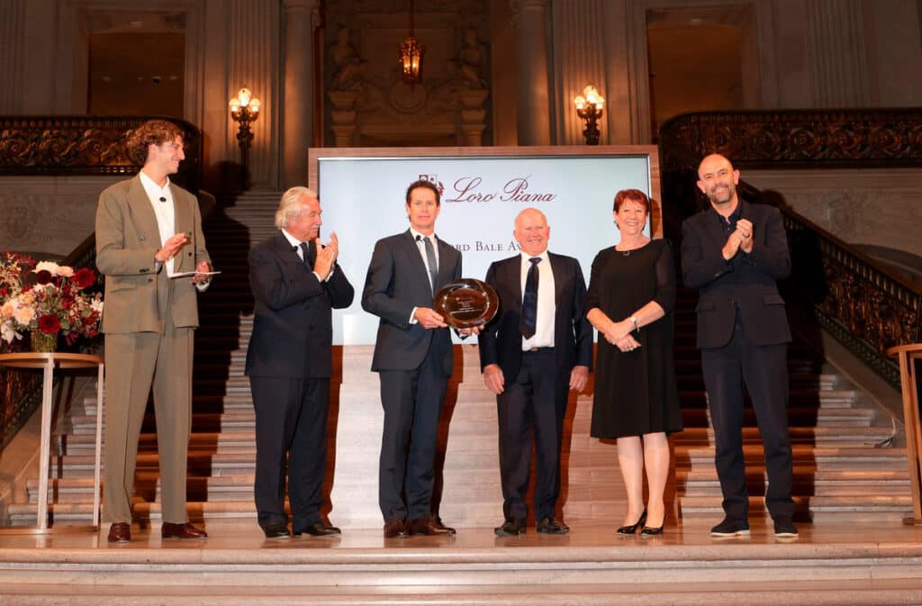 Loro Piana premia la lana Merino más fina del mundo en San Francisco.