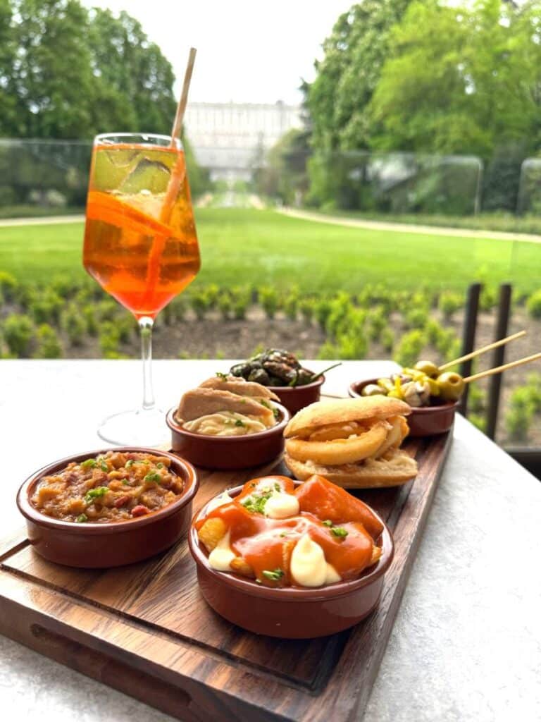 Menú 'Madrid en un plato' de La Terraza del Campo del Moro.