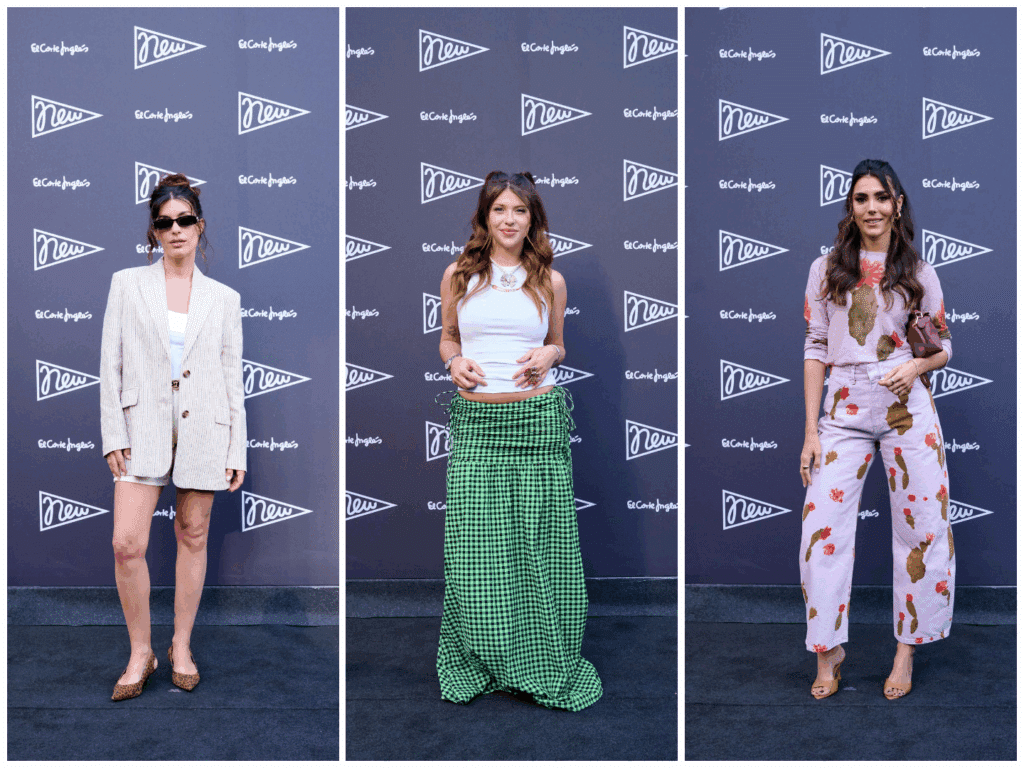 La influencer y empresaria Aida Domènech (Dulceida); la influencer Anita Matamoros y la también influencer Anna Padilla.