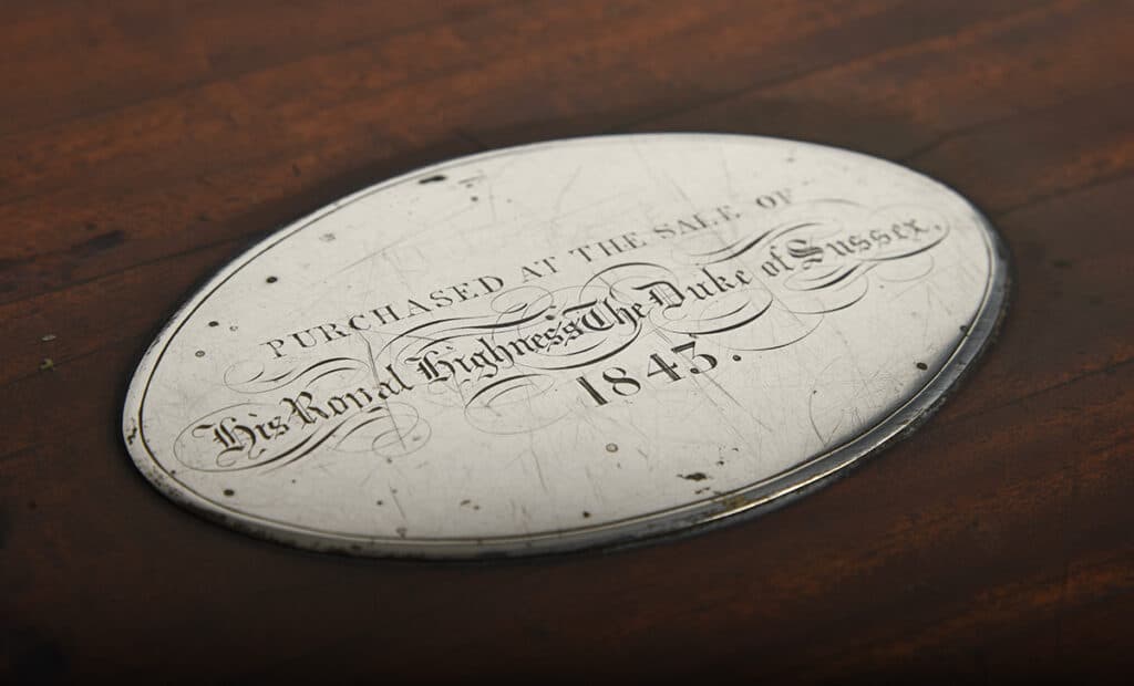 Pistolas de la colección privada del primer Duque de Sussex.