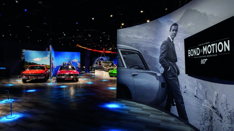 Agenda internacional: la cultura como excusa para viajar por el mundo 4 Exposición 'Los coches de 007' en el Museo Internacional del Espía.
