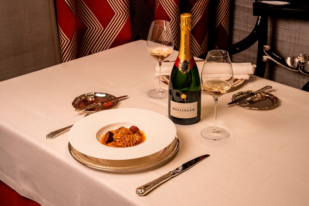 Bollinger y Zalacaín celebran San Isidro con un menú especial del chef Jorge Losa.