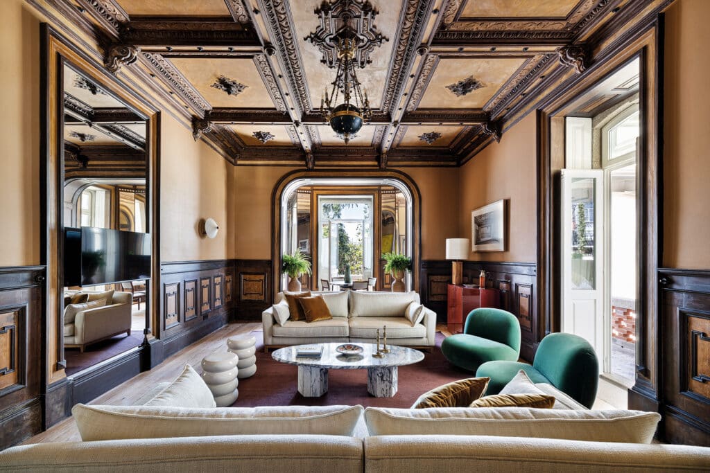 La Grand Suite del Hotel One Shot Palacio Cedofeita en Oporto.