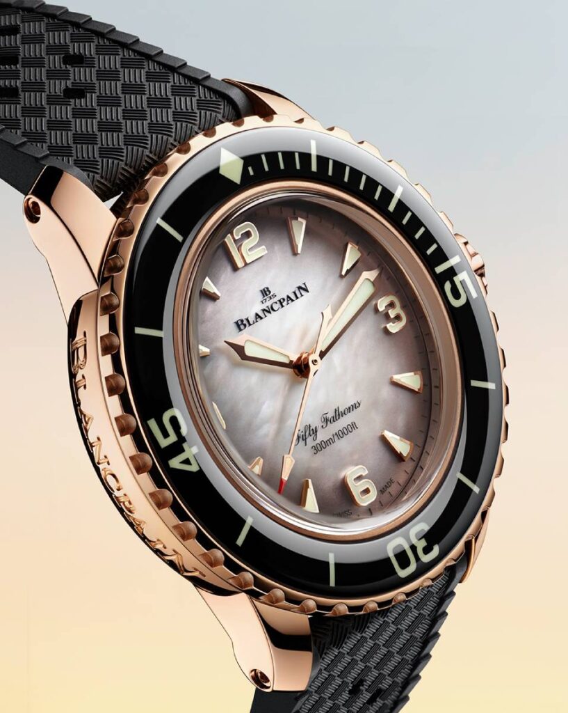 Blancpain lanza su primer Fifty Fathoms para mujer 2 Fifty Fathoms de Blancpain.