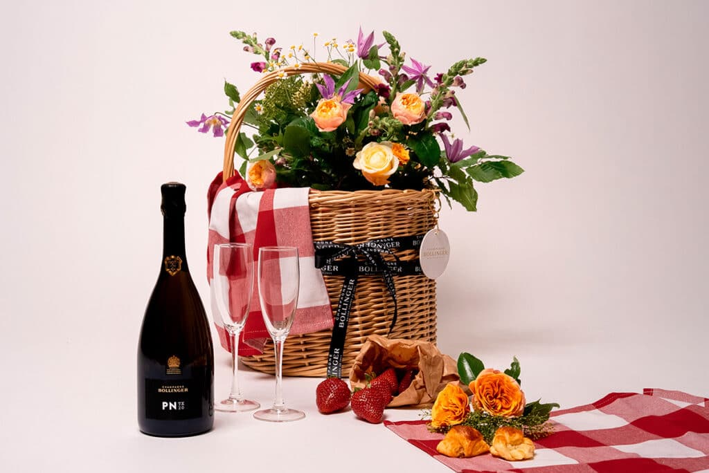 Cesta de picnic de Bollinger x Sally L. Hamblet.