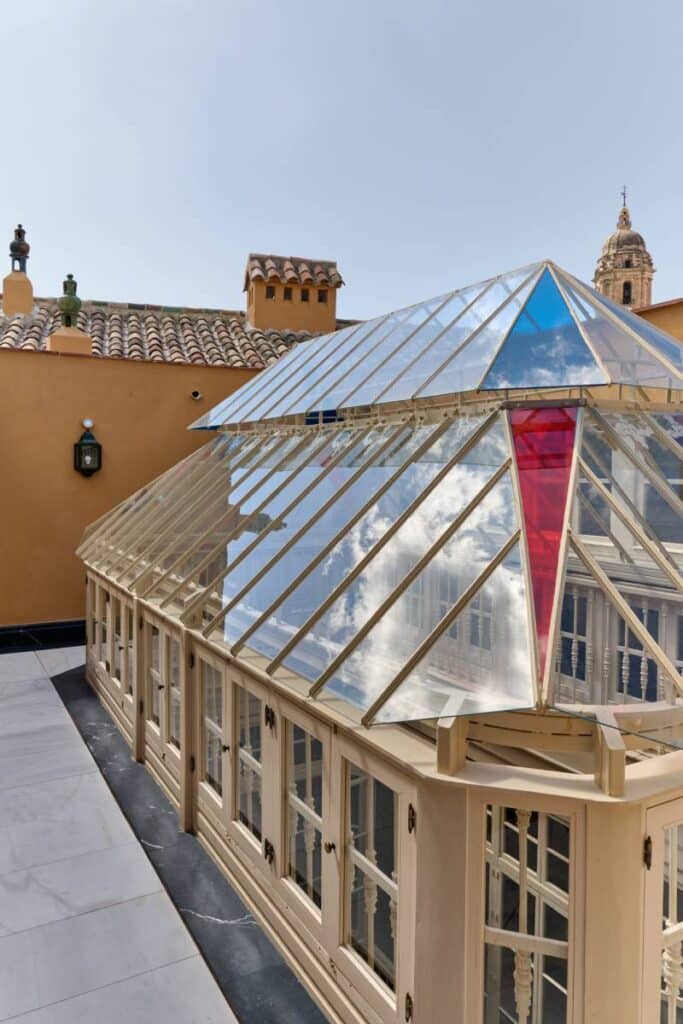 Cristine Bedfor inaugura su segundo hotel en el centro histórico de Málaga 3 Patio del hotel Cristine Bedfor en Málaga.