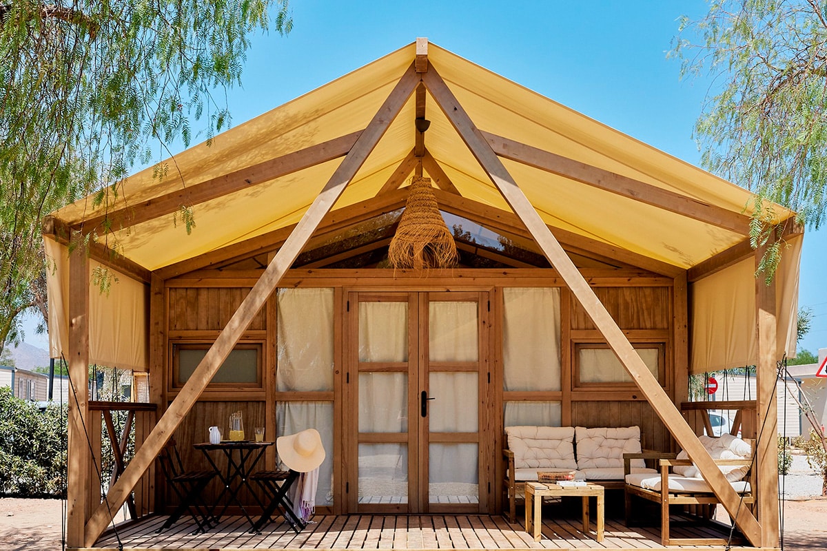 Cabaña del camping Taiga-Almería.