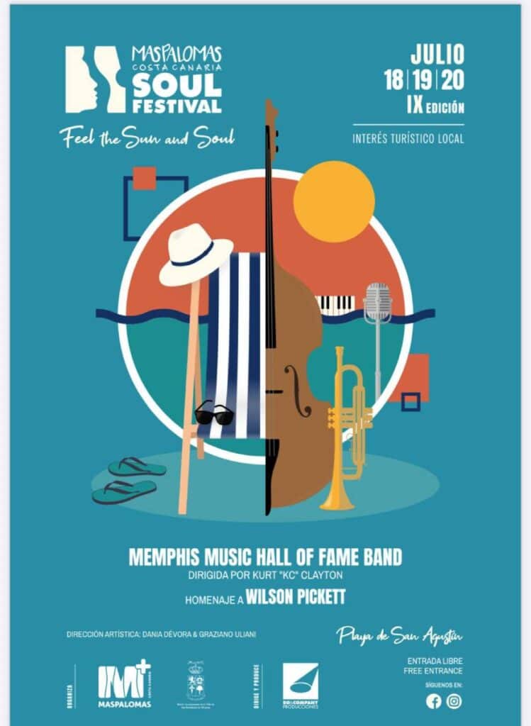 El mejor soul internacional llega a Maspalomas Costa Canaria Soul Festival 2025 1 Cartel de Maspalomas Costa Canaria Soul Festival 2025.