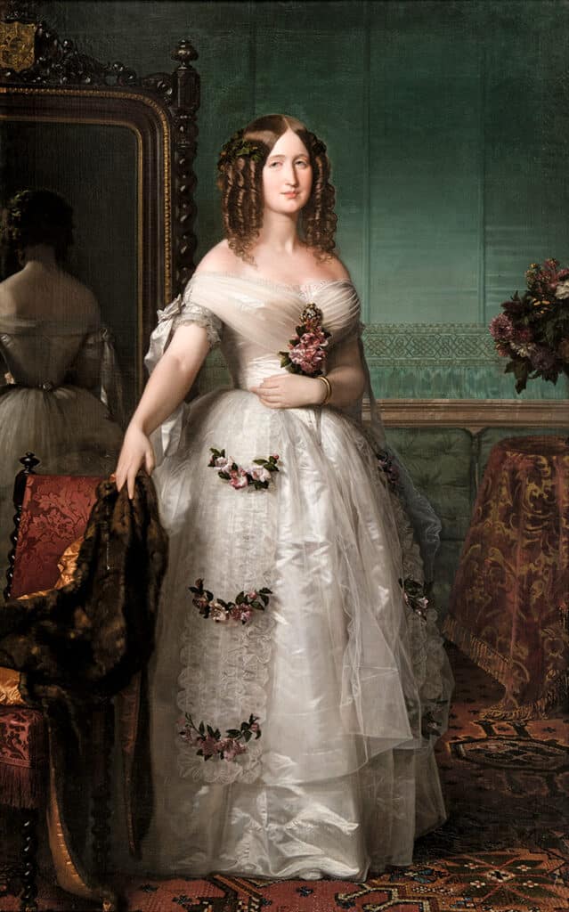 Eugenia de Guzmán, condesa de Teba, (1849). Federico de Madrazo y Kuntz (1815-1894). Sevilla, Palacio de Las Dueñas.