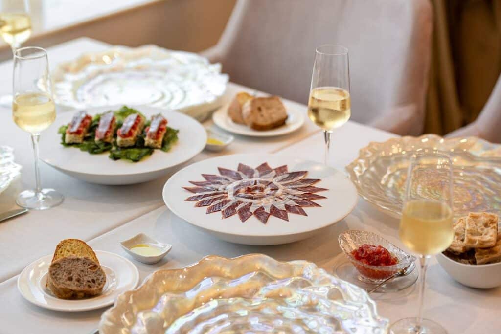 Restaurante Príncipe de Asturias brasserie del Gran Hotel Miramar de Málaga.