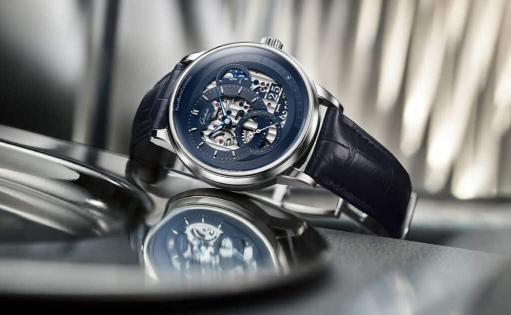 Glashütte Original presenta el PanoMaticCalendar en edición limitada “Azul del amanecer” 3 PanoMaticCalendar “Azul del amanecer” de Glashütte Original.
