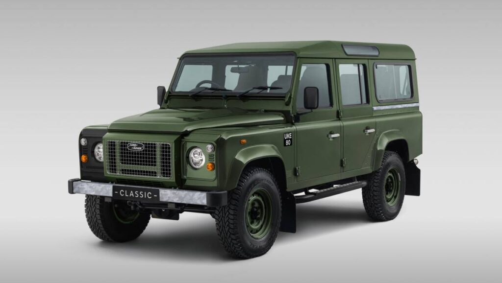 Classic Defender V8 Churchill Edition.