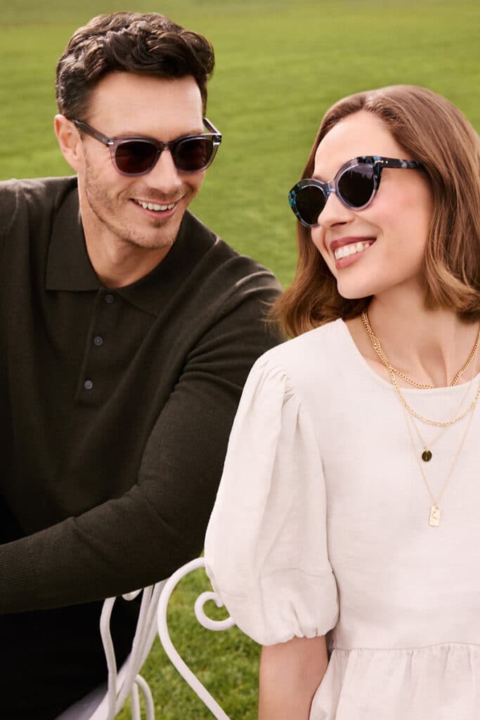 Modelo Meridiana Blue de la colección Golden Moments 2025 de Clottet Barcelona.