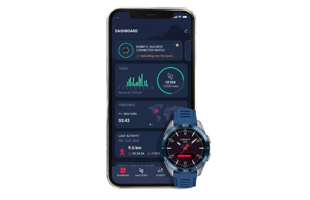 Live Cycling Activity, app de Tissot.
