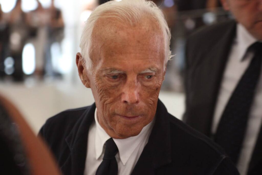 Fallece Giorgio Armani.