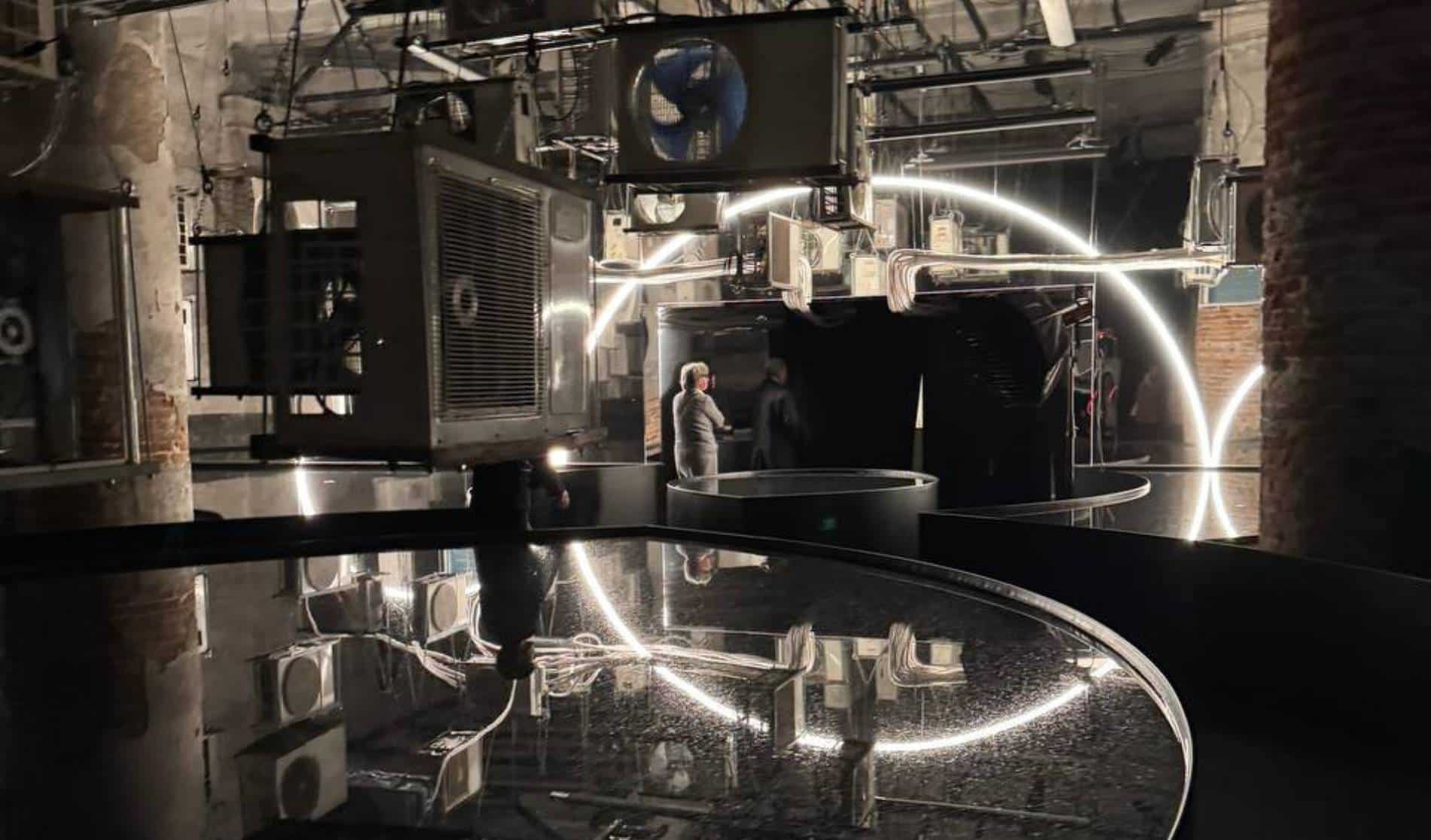 La instalación The Third Paradise Perspective, de la Fondazione Pistoletto Cittadellarte.