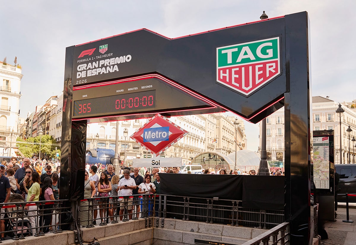 TAG Heuer será patrocinador titular del Gran Premio de España de Fórmula 1 en 2026.