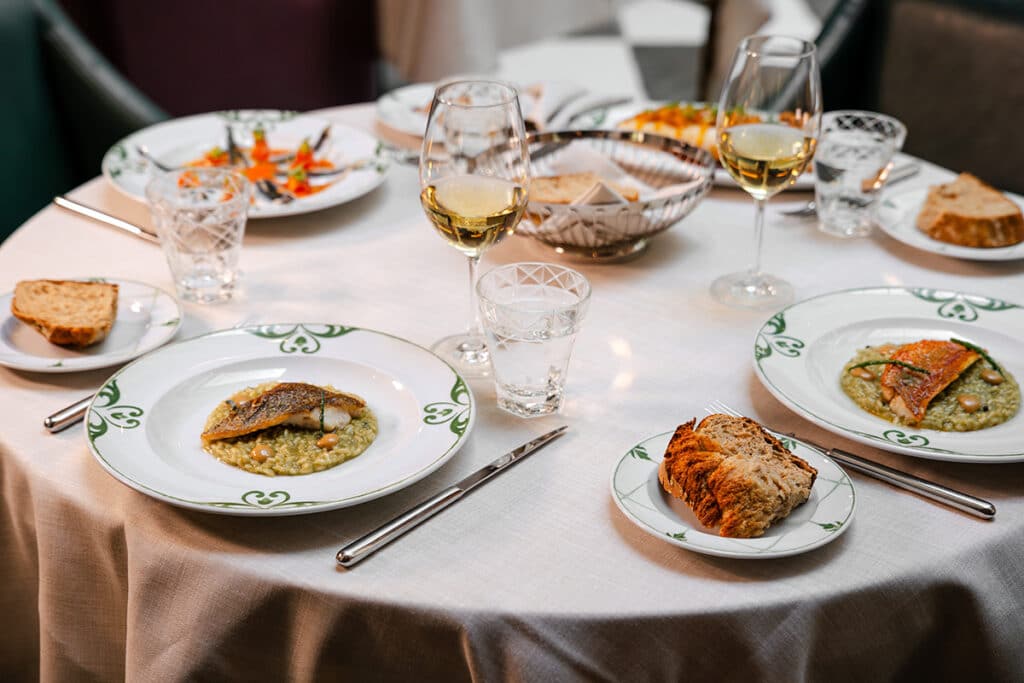 Restaurante Balausta en el Palacio Solecio de Málaga.