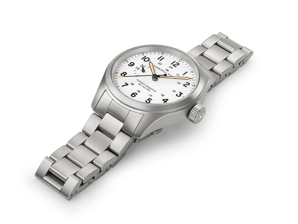 Power Reserve Mechanical 40 mm de la colección Khaki Field Power Reserve de Hamilton.