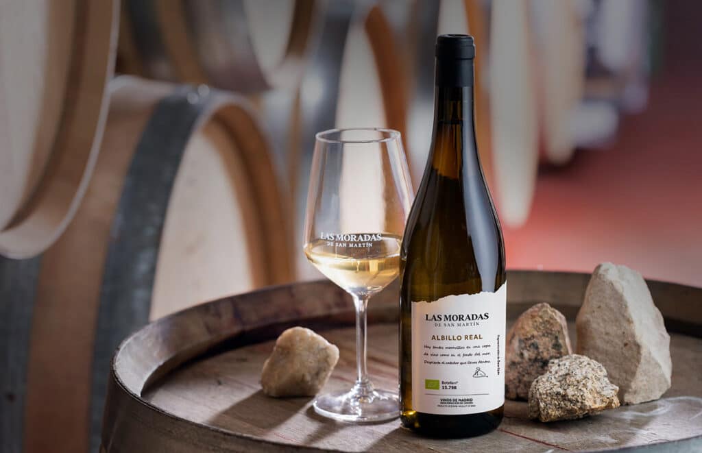Vino de Las Moradas de San Martín.
