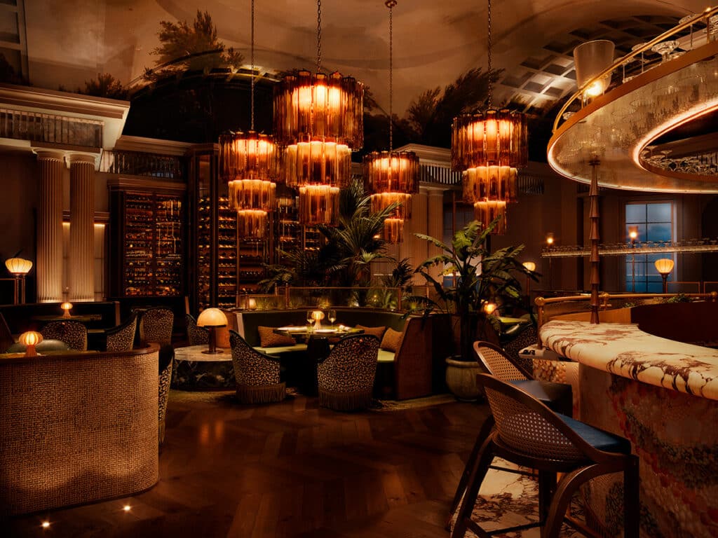 Plato de Amura, el primer restaurante en África de Ángel León, en Mount Nelson de Ciudad del Cabo.