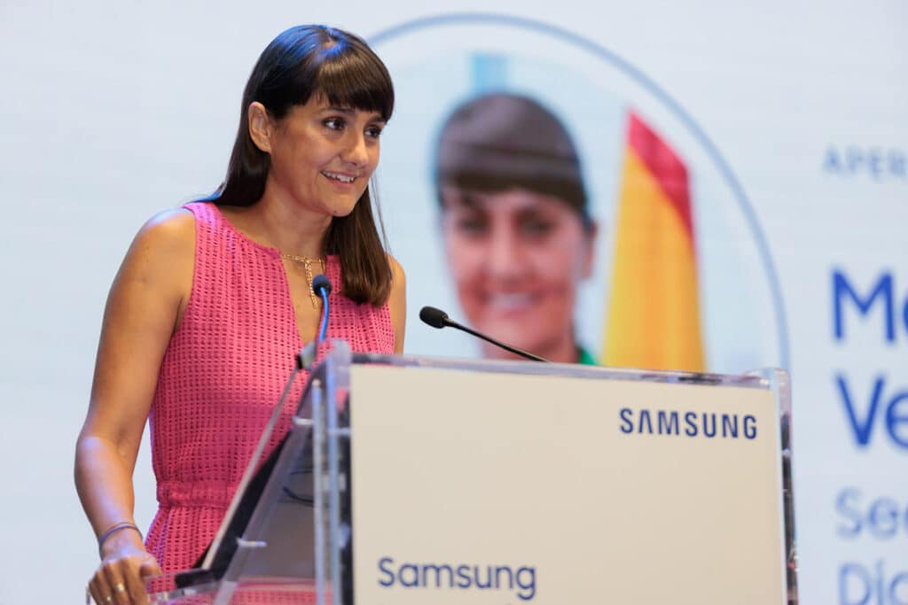 María Ángeles Quesada, filósofa y CEO de Equánima, en ‘Samsung Innovation Campus Summit’ 2025 en Madrid.