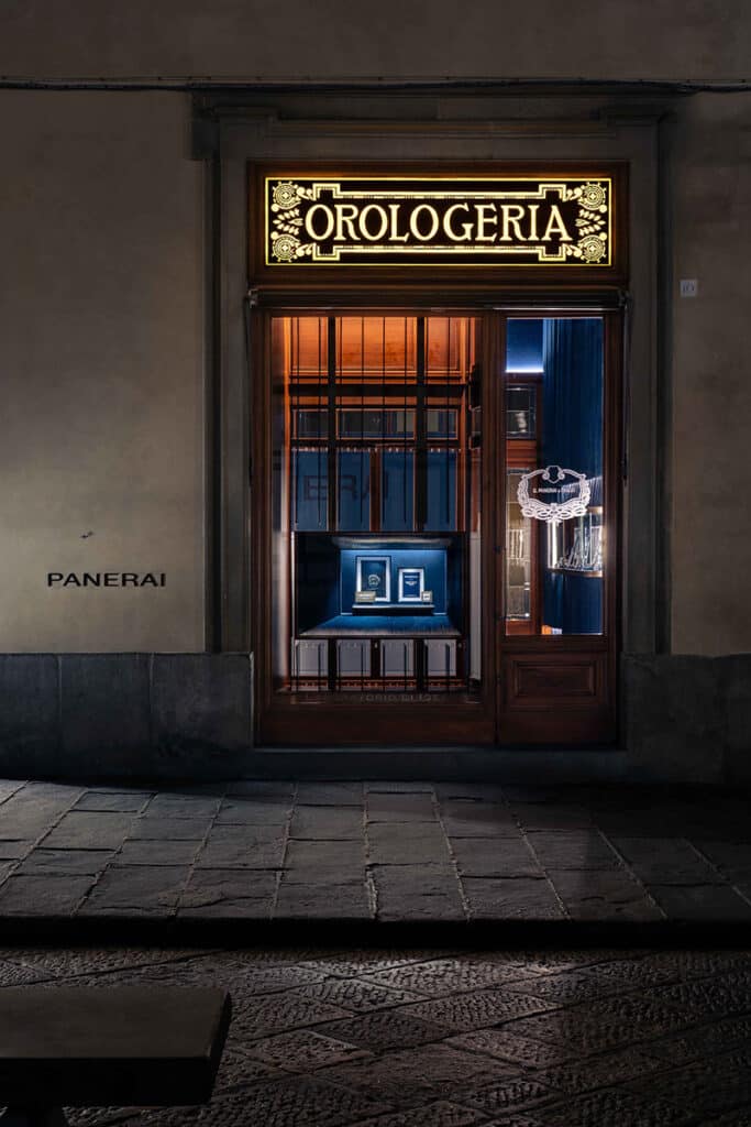 Exposición The Depths of Time de Panerai en Florencia.