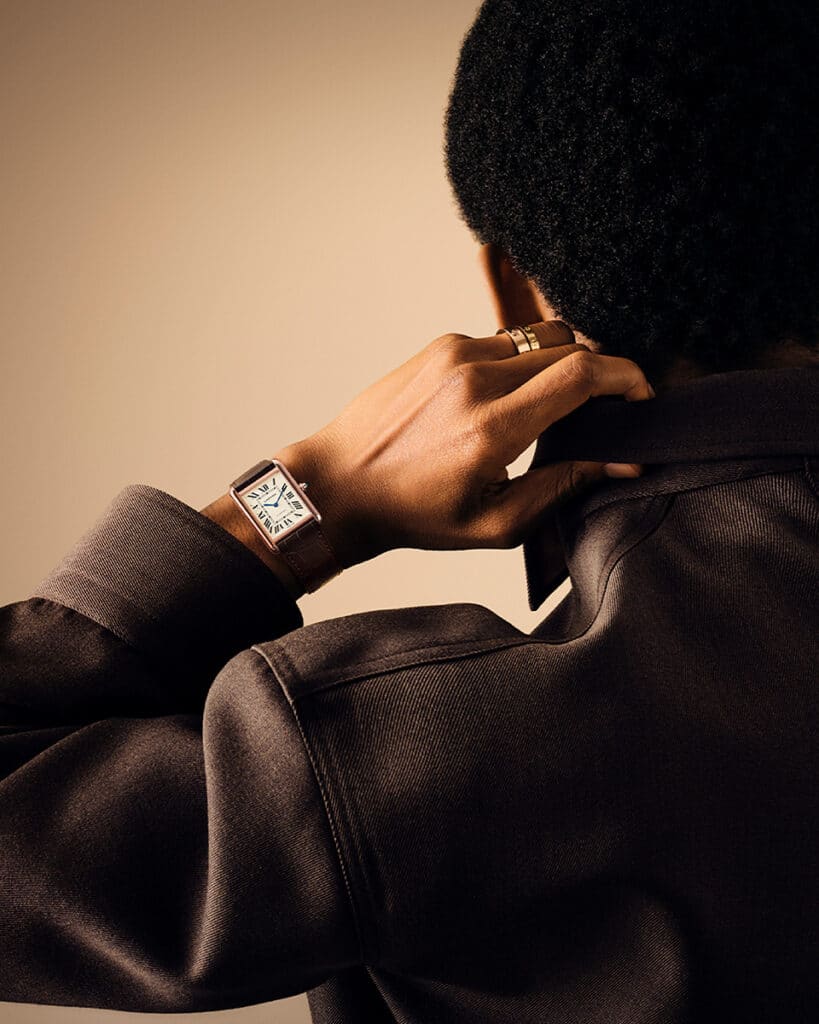 Tank Louis Cartier de oro amarillo.