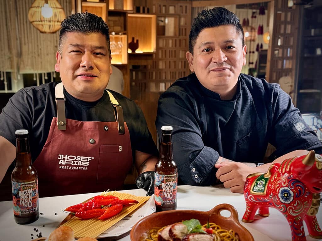 ‘El Incomprendido: Pablo Ortega’ inaugura en Madrid un ciclo de cenas exclusivas del Grupo Jhosef Arias 2 Los chefs Joseph Arias y Pablo Ortega.