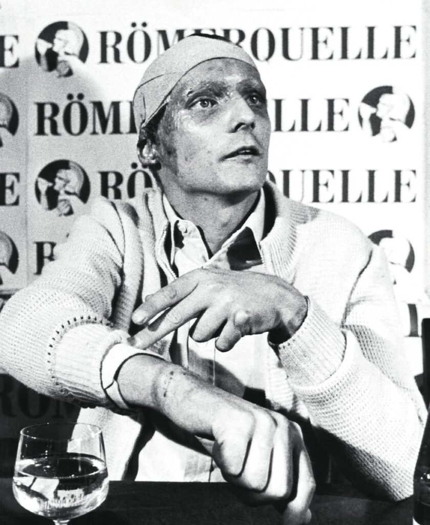 La pesadilla de Lauda (1 de agosto de 1976).