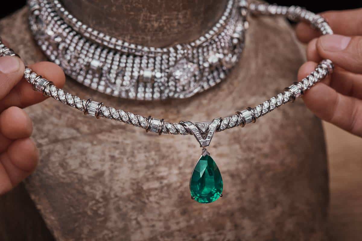 Collar Apogée de la colección Louis Vuitton Virtuosity High Jewelry.