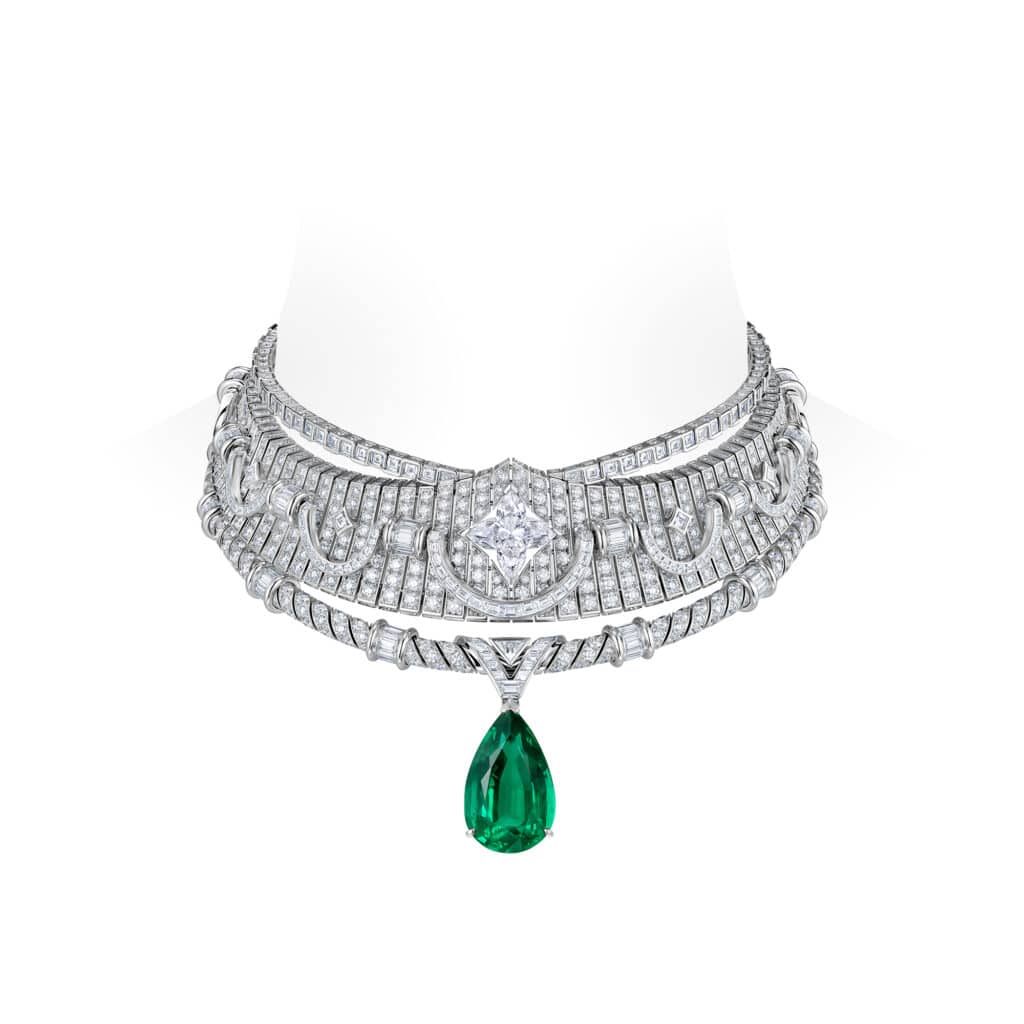 Collar Apogée de la colección Louis Vuitton Virtuosity High Jewelry.
