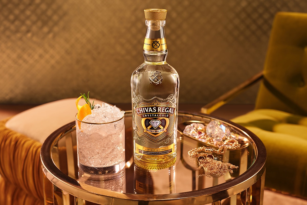 Crystalgold, whisky de Chivas Regal.