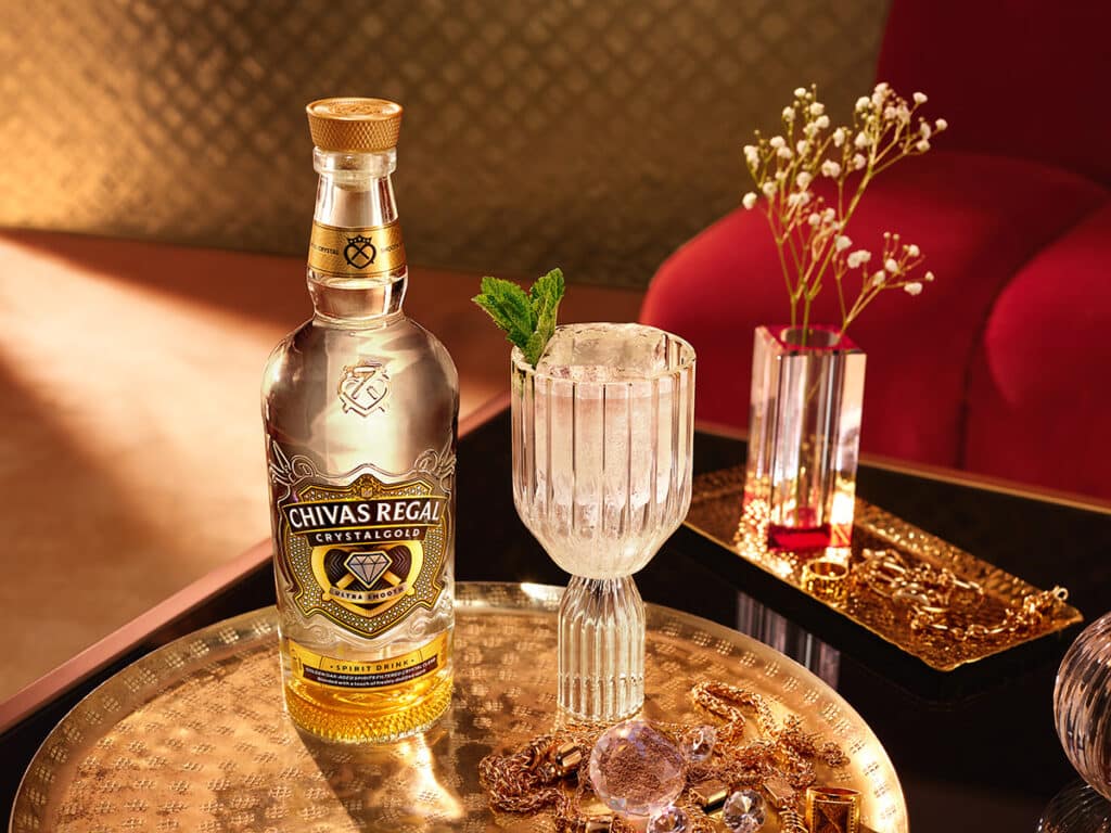 Crystalgold, whisky de Chivas Regal.