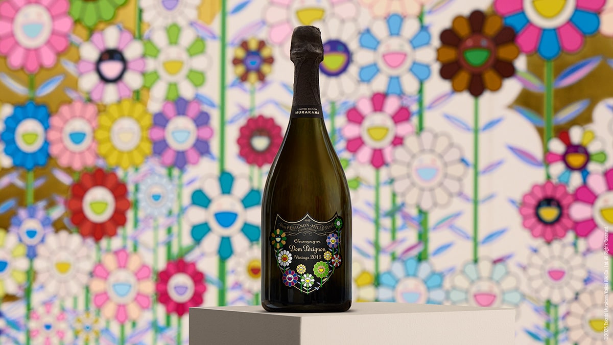 Dom Pérignon y Takashi Murakami presentan ediciones limitadas para fin de año.