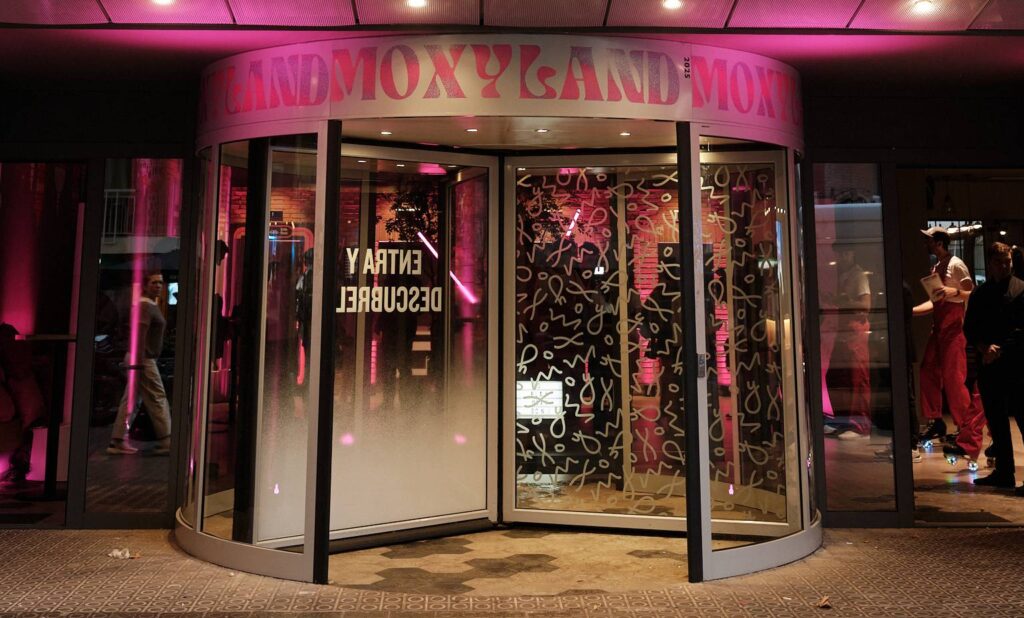 Hotel Moxy Barcelona.