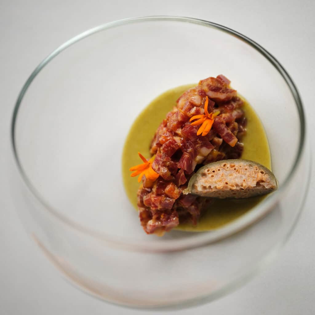 Tartar de Lomo de Presa de Bellota Ibérica FISAN.