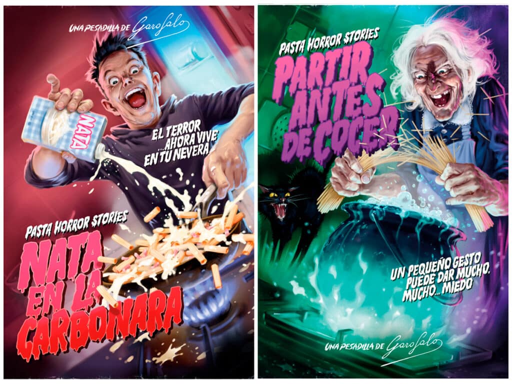 Murales ‘Pasta Horror Stories’ de Pasta Garofalo.
