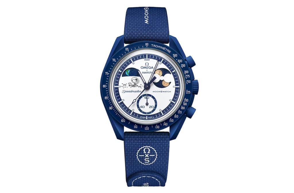 MISSION TO EARTHPHASE – MOONSHINE GOLD de Swatch.