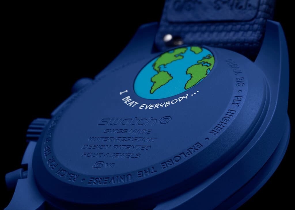 MISSION TO EARTHPHASE – MOONSHINE GOLD de Swatch.