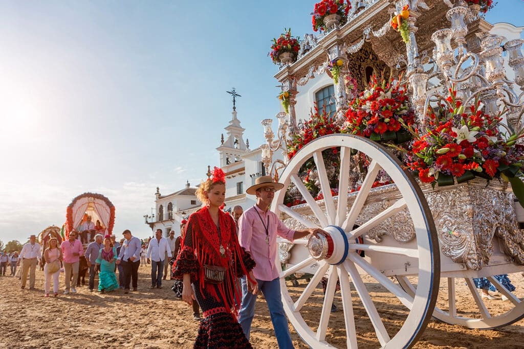 Camino del Rocío en Huelva.