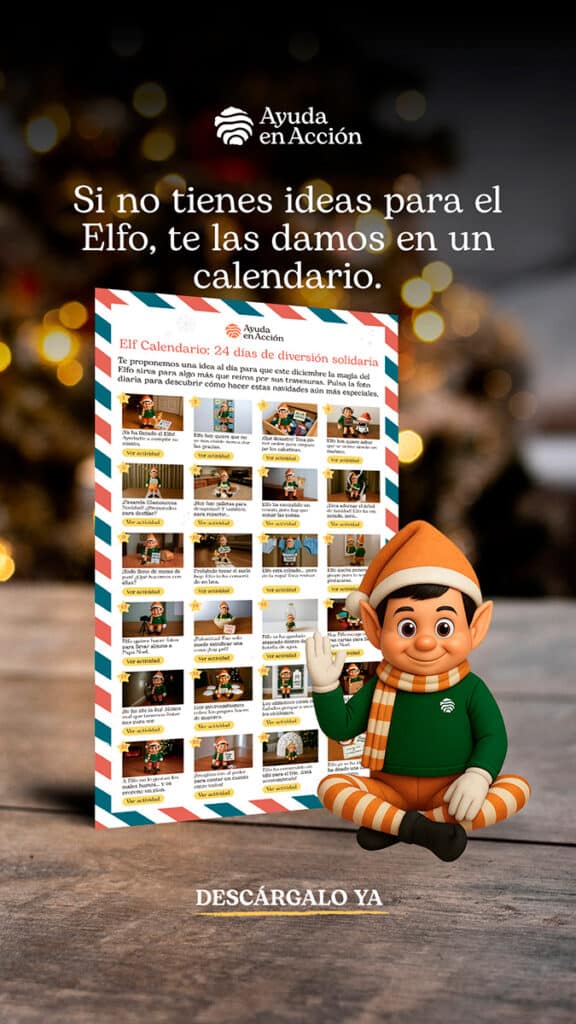 Ayuda en Acción lanza un calendario de adviento solidario y educativo para estas fiestas 2 Calendario de Adviento de Ayuda en Acción 2025.