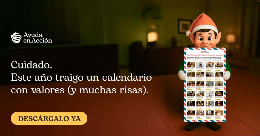 Calendario de Adviento de Ayuda en Acción 2025.