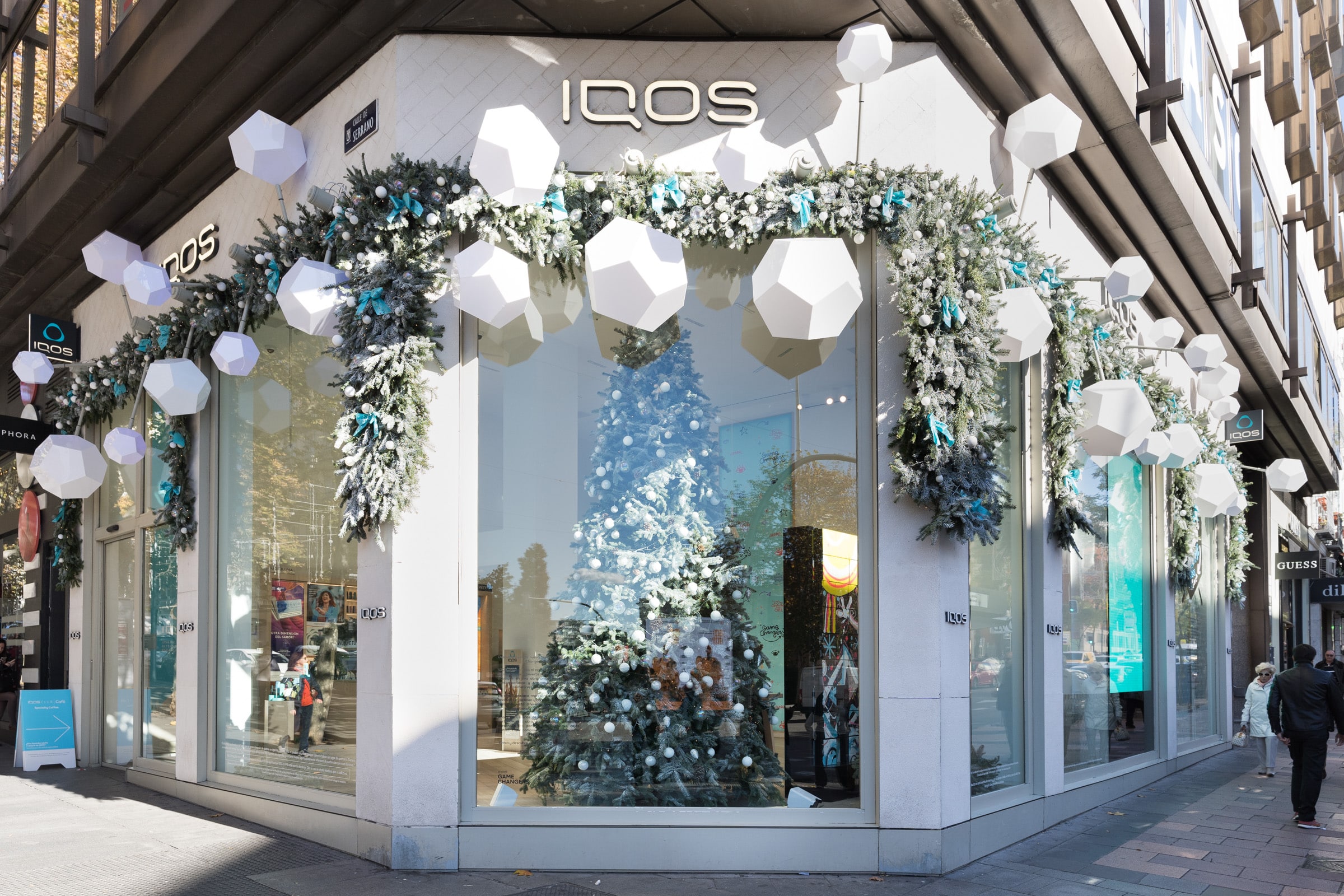 Boutique de IQOS de la calle Serrano de Madrid.