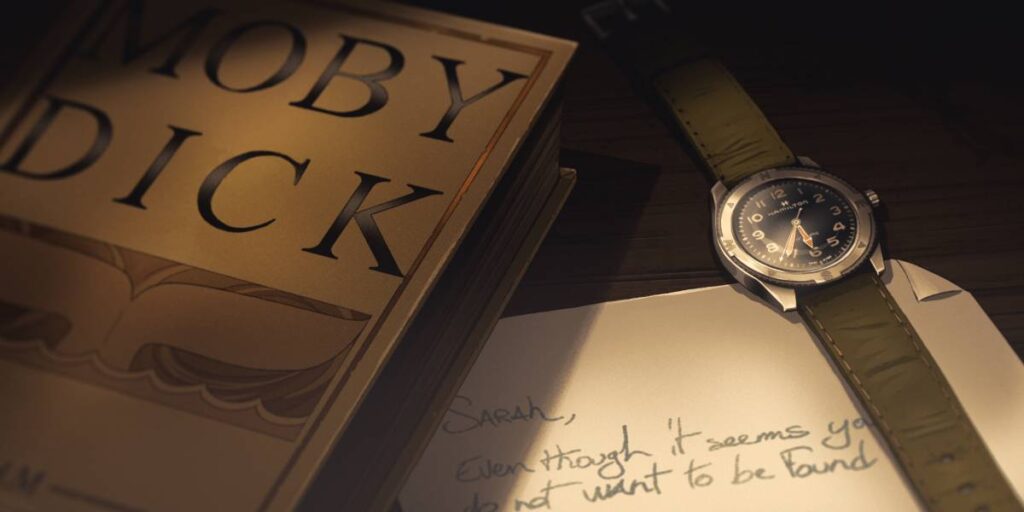 Reloj Hamilton en la película 'Splinter Cell: Deathwatch'.