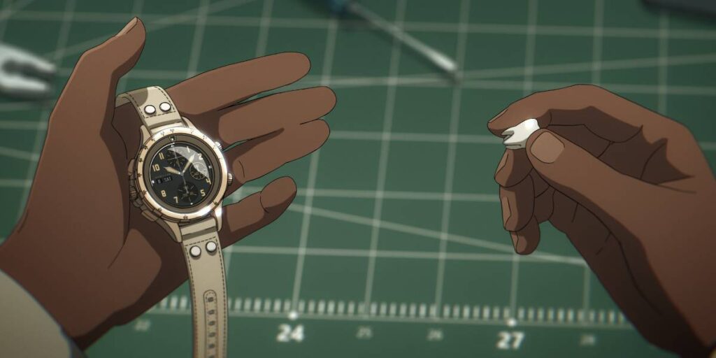 Reloj Hamilton en la película 'Splinter Cell: Deathwatch'.