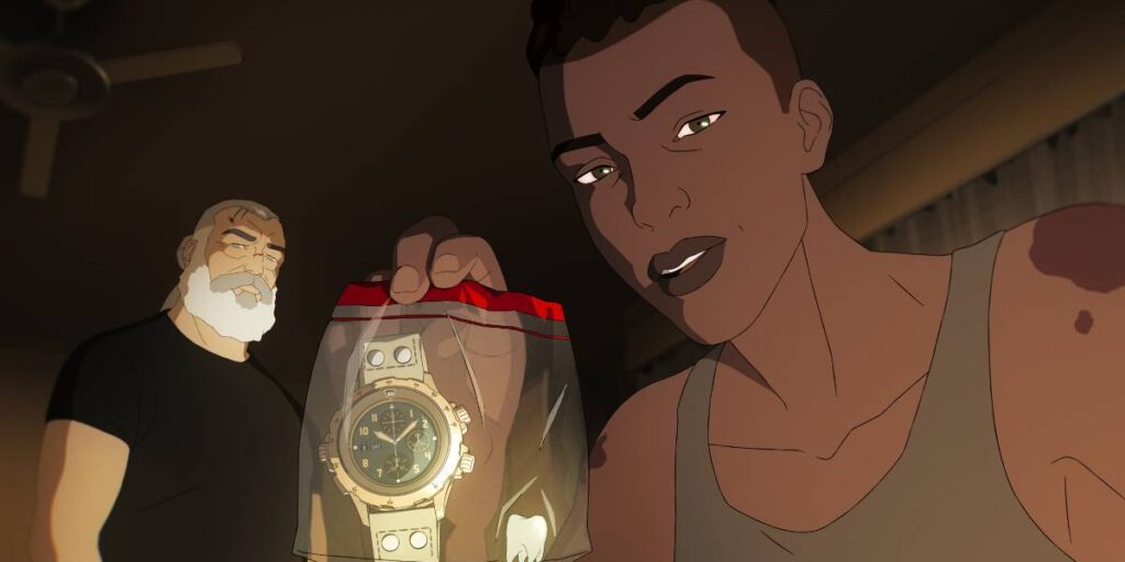 Reloj Hamilton en la película 'Splinter Cell: Deathwatch'.