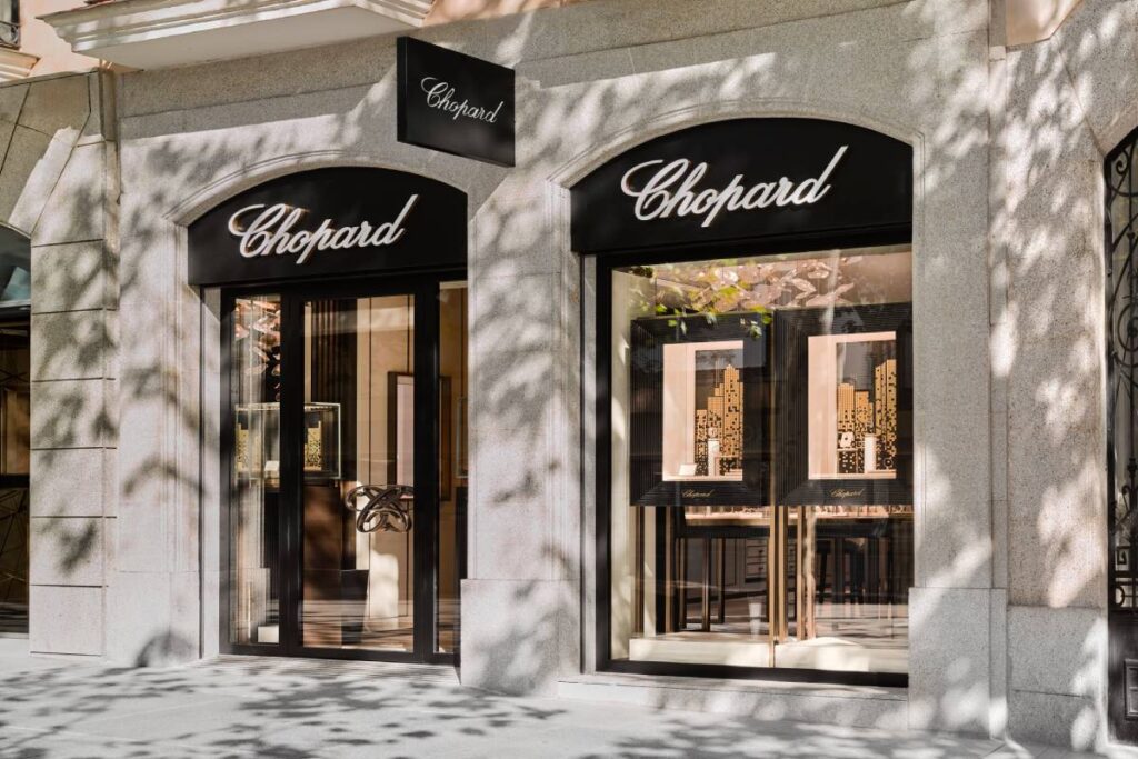 Nueva boutique de Chopard en la calle Serrano, 68, Madrid.