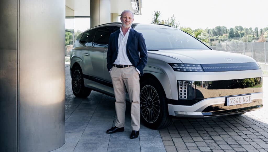 Polo Satrústegui en la sede de Hyundai.